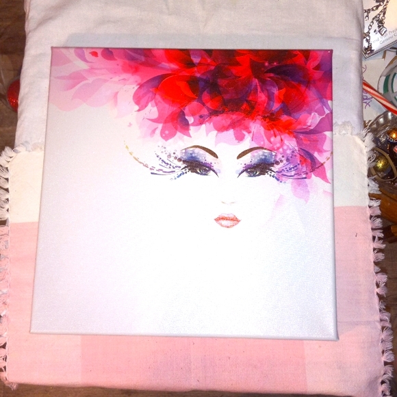 Alcohol ink abstract print women flowers print